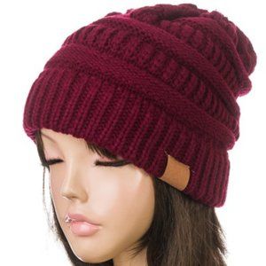 Women's Slouchy Knit Winter Beanie Hat